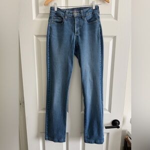 NYDJ Classic Blue Straight Leg Jeans
